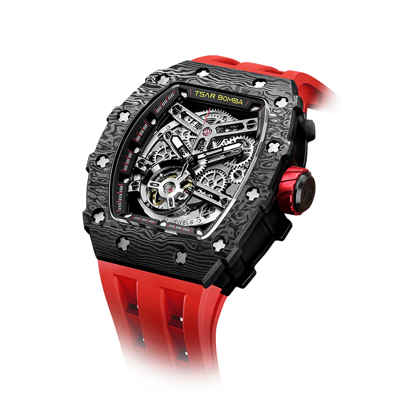 Elemental Series-Carbon Fiber Automatic Watch TB8208CF