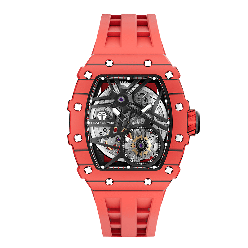 Elemental-Reloj Automático de Fibra de Carbono TB8209CF (UE)