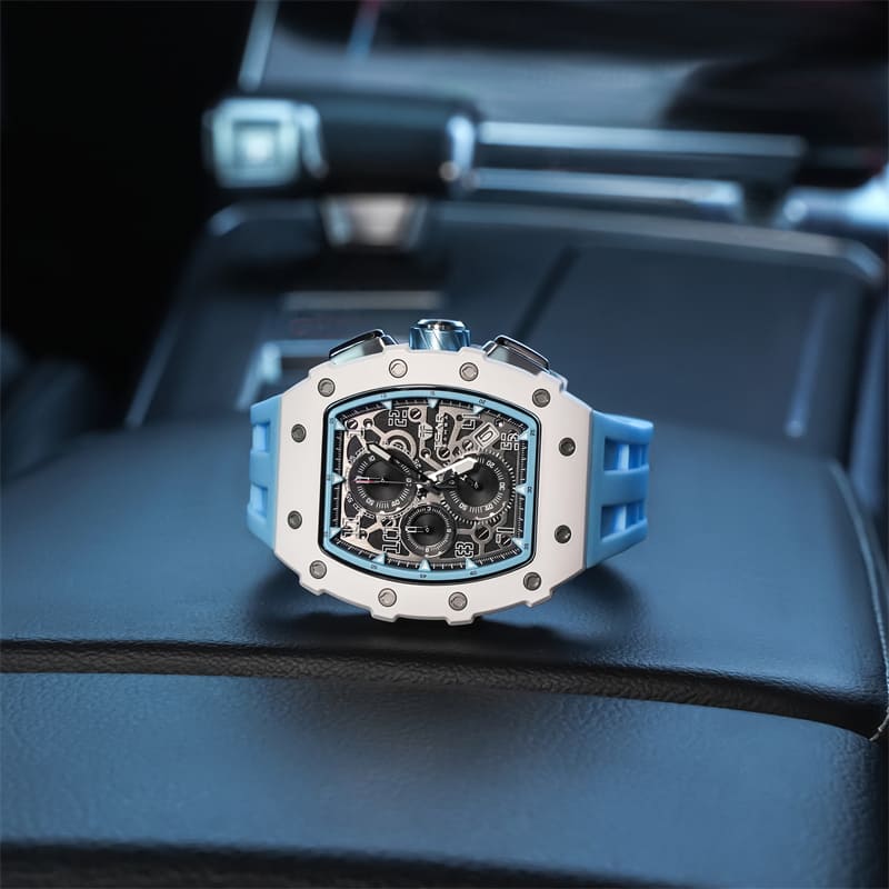 Tsar Bomba Quartz Waterproof Watch TB8204B---$100-$300, 8204, all, Hot Sale, Quartz, Stainless Steel Watch-Tsarbomba