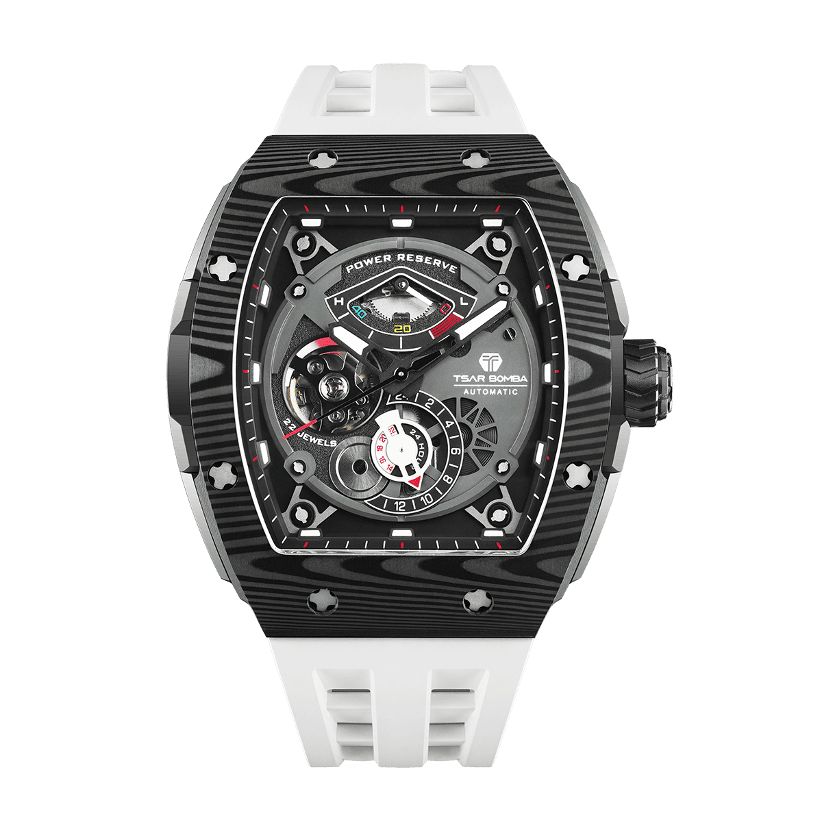 Elemental-Montre Automatique en Fibre de Carbone TB8210CF