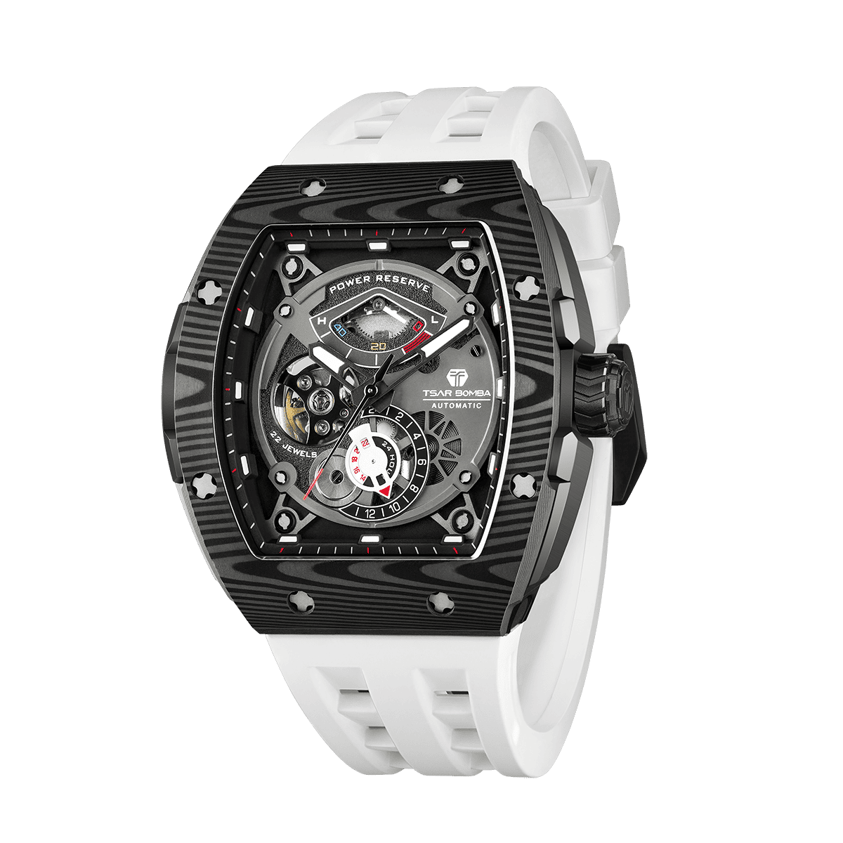Elemental-Montre Automatique en Fibre de Carbone TB8210CF
