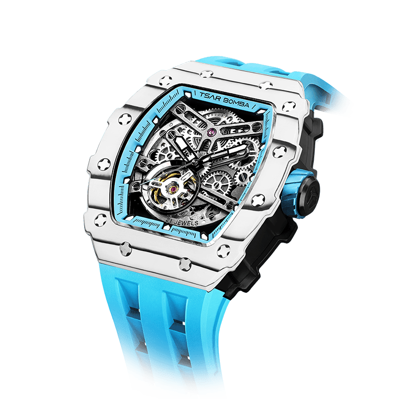 Elementális szénszálas automata karóra TB8208CF