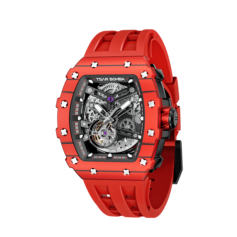 Elementális szénszálas automata karóra TB8208CF