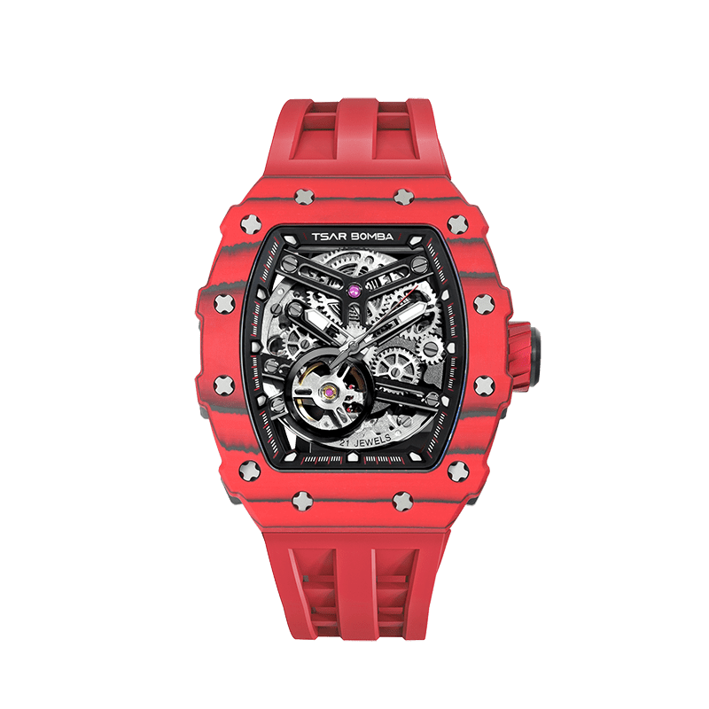 Elementális szénszálas automata karóra TB8208CF