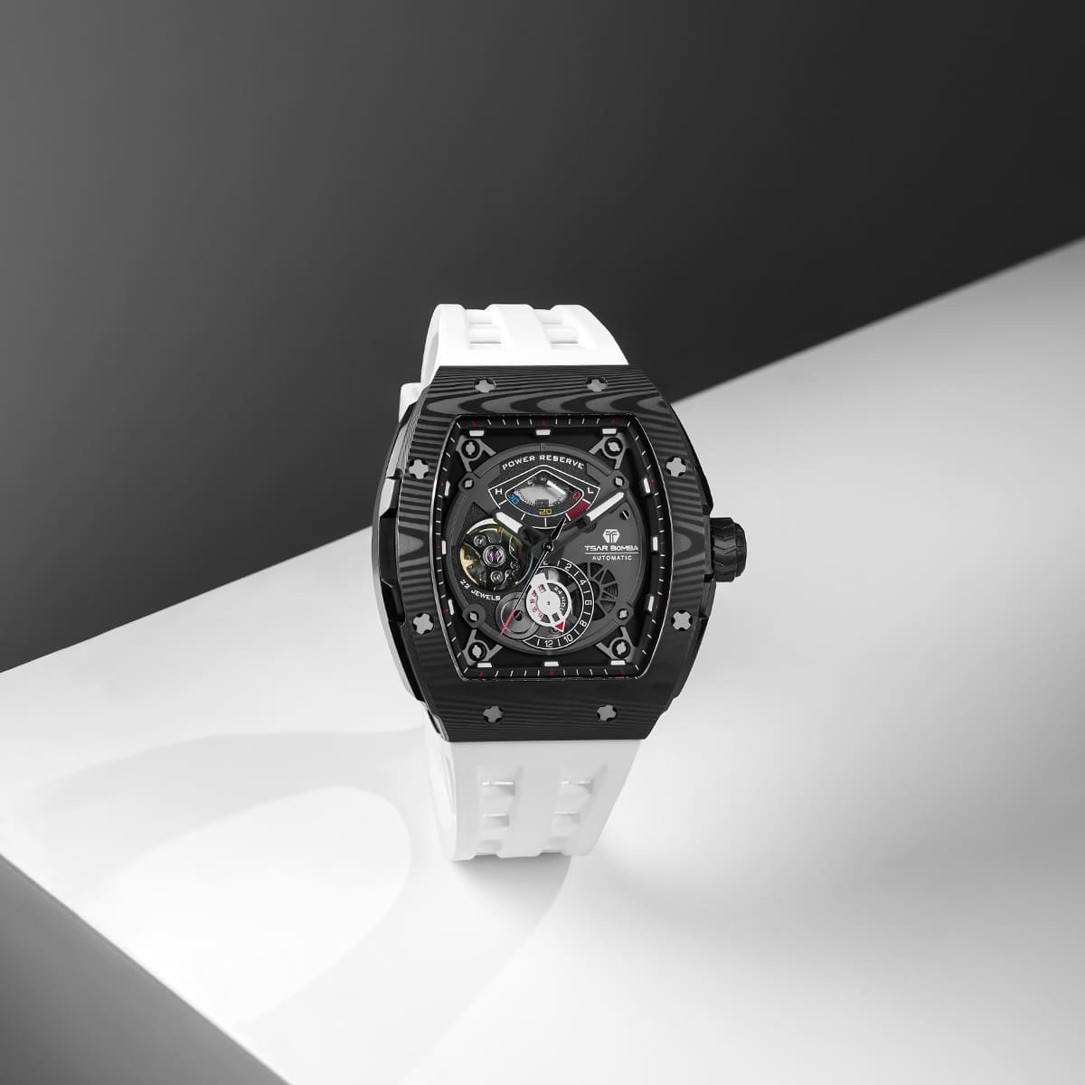Elemental-Montre Automatique en Fibre de Carbone TB8210CF