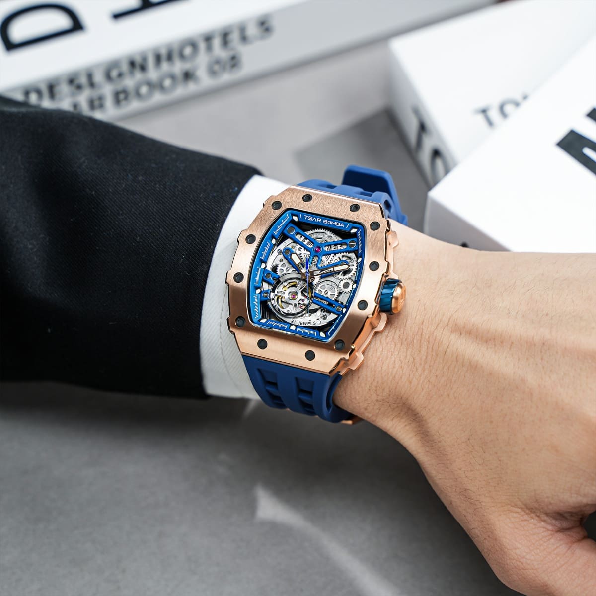 Elemental-Automatik-Uhr TB8208A