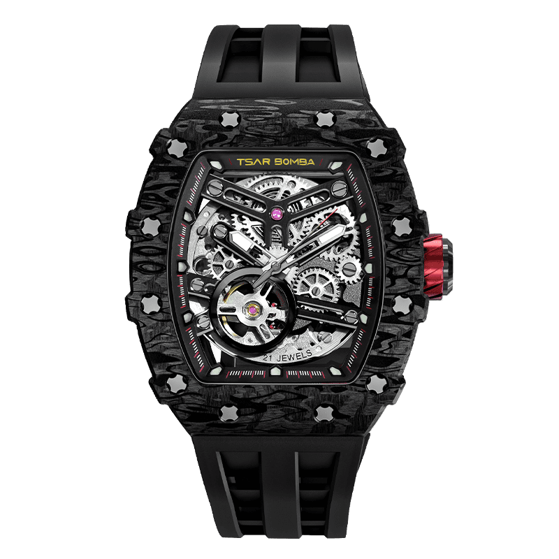 Elemental Series-Carbon Fiber Automatic Watch TB8208CF