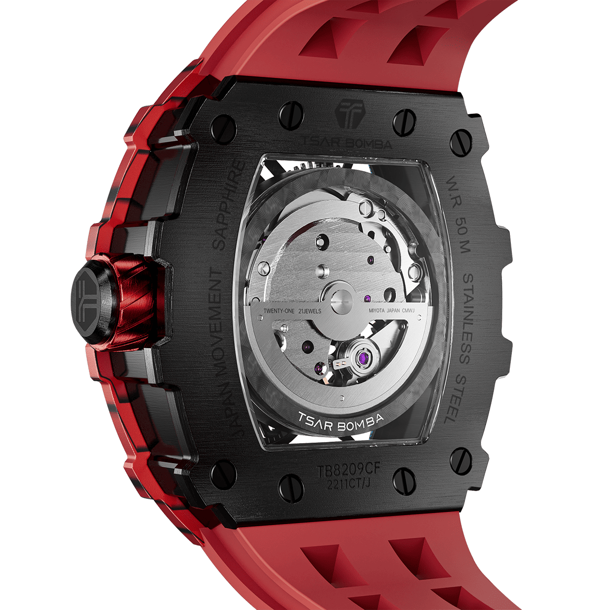 Elemental-Carbon Fiber Automatic Watch TB8209CF