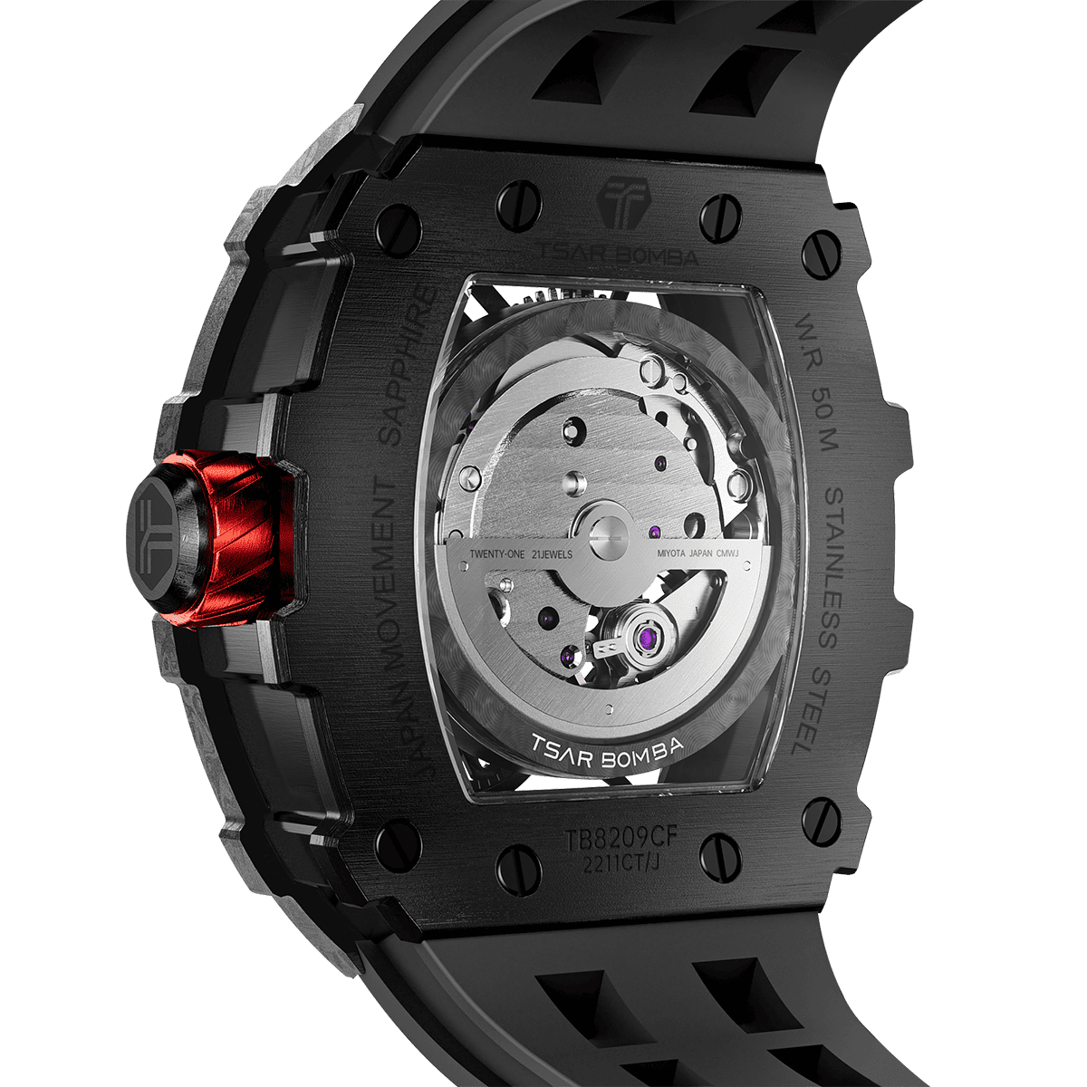 Elemental-Carbon Fiber Automatic Watch TB8209CF