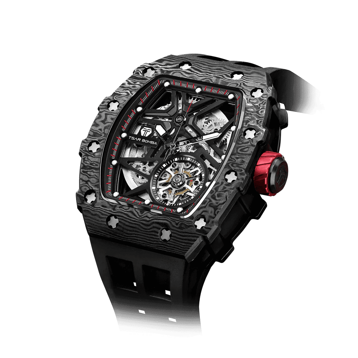 Elemental-Carbon Fiber Automatic Watch TB8209CF