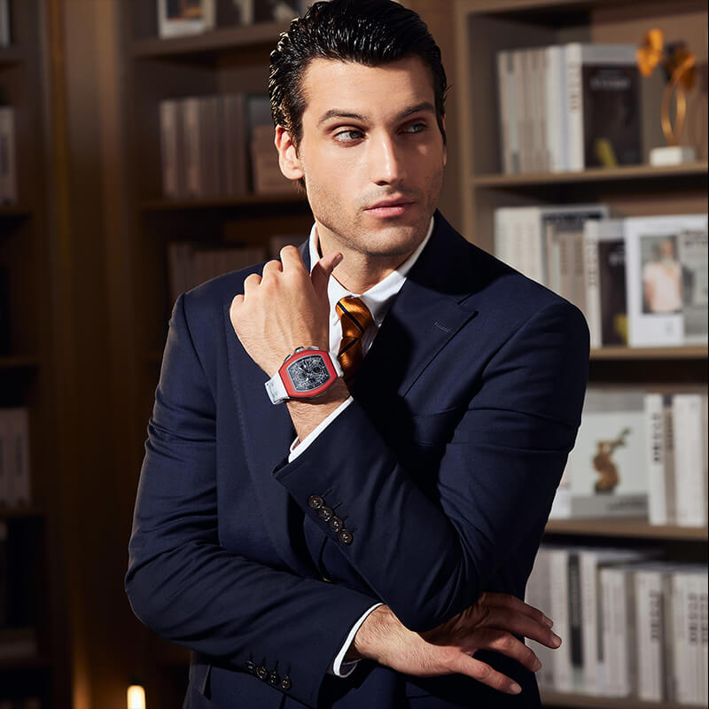 Atomic-Interchangeable Calendar Watch Combo Silver Black-13