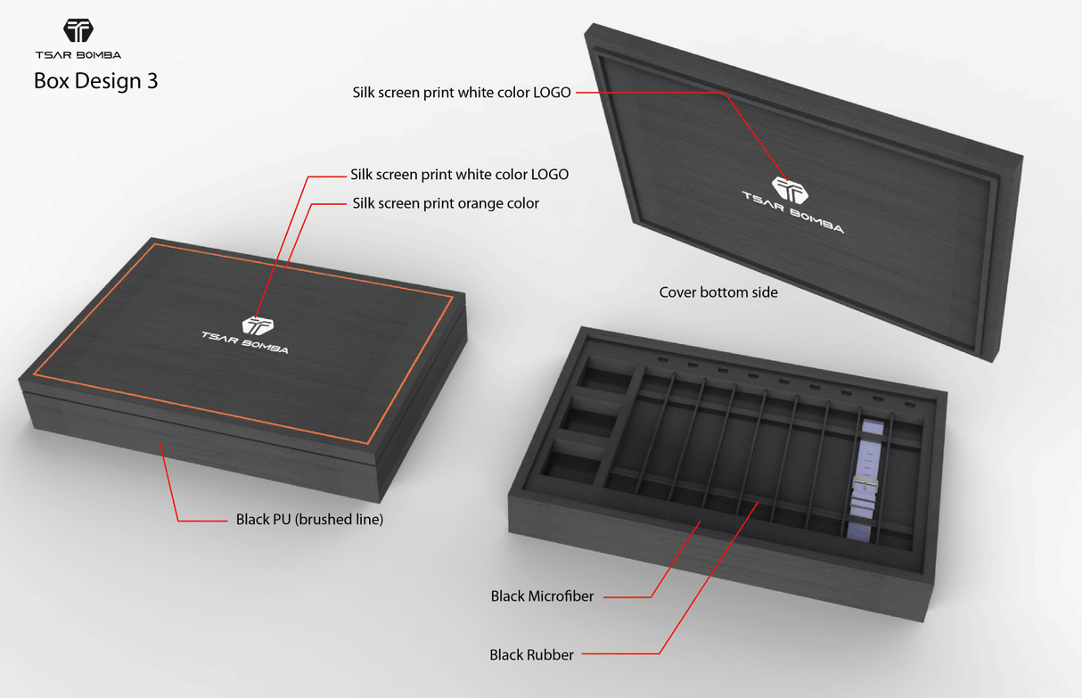 Luxus-Uhren-Geschenkbox