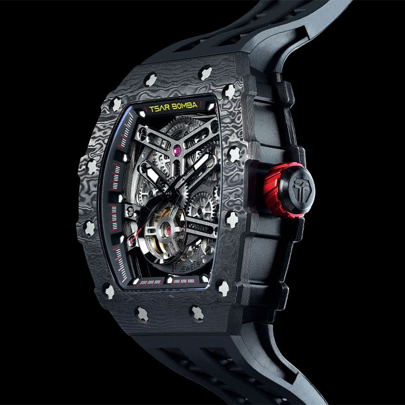 Elemental Series-Carbon Fiber Automatic Watch TB8208CF