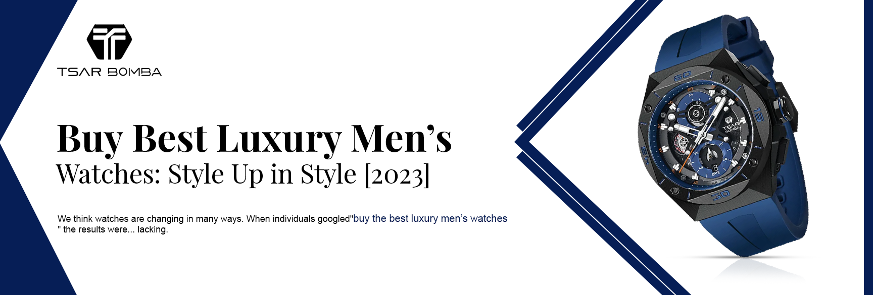 Buy Best Luxury Men’s Watches: Style Up in Style [2023]