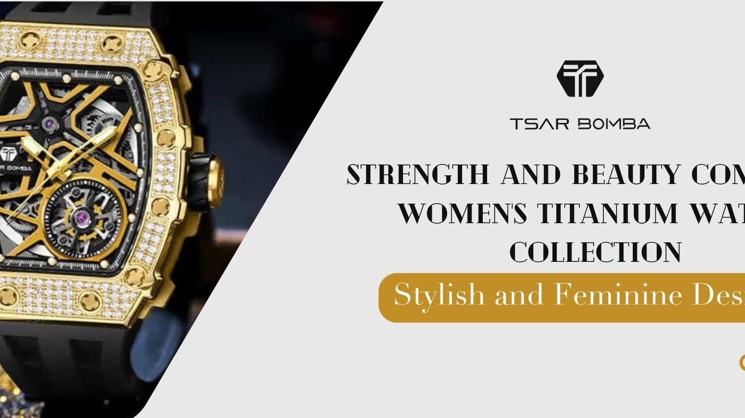 Strength and Beauty Combined: Women's Titanium Watch Collection