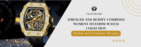 Strength and Beauty Combined: Women's Titanium Watch Collection