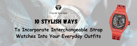 10 Stylish Ways To Incorporate Interchangeable Strap Watches Into Your Everyday Outfits 💫