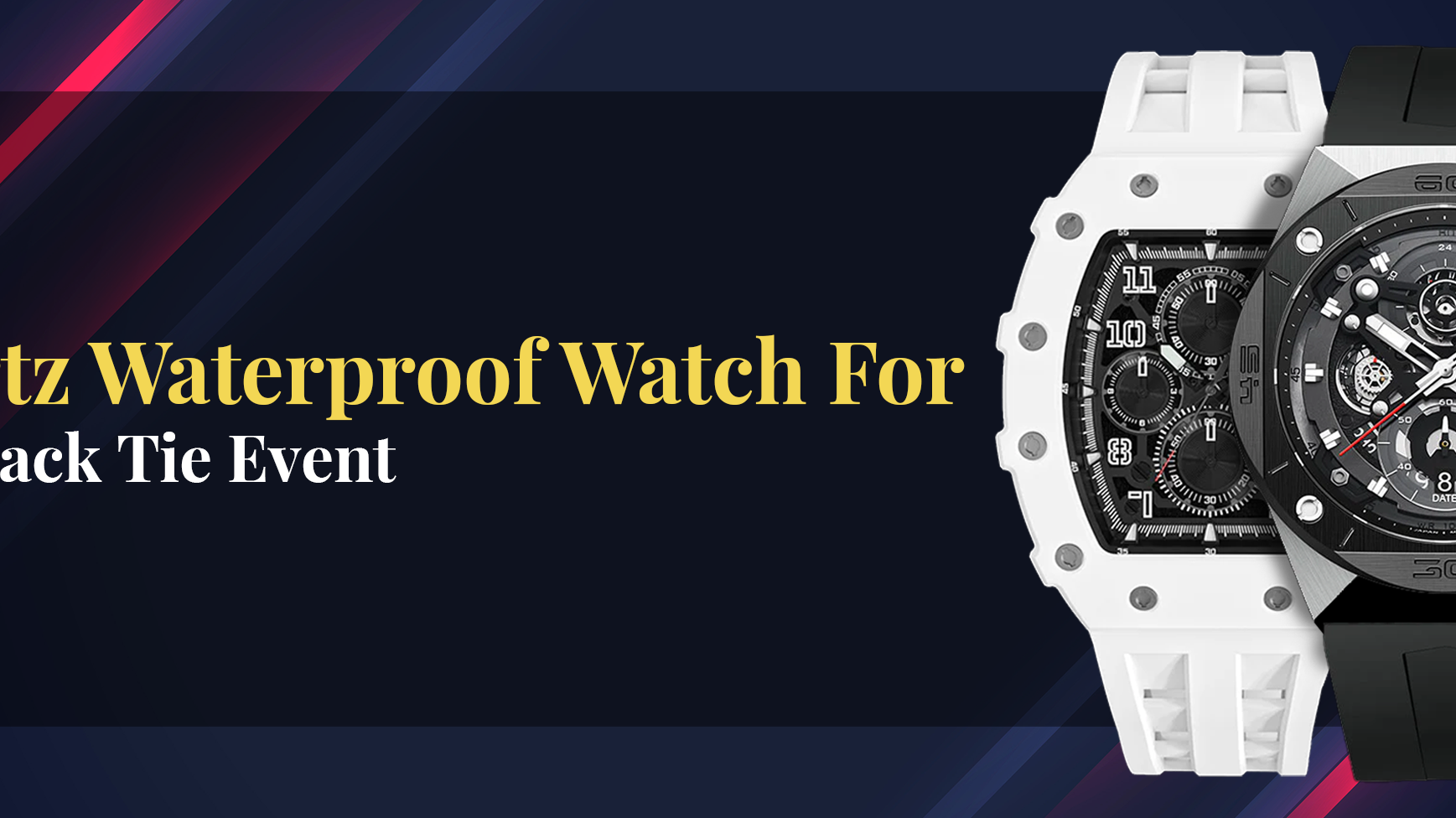 Buy Quartz Waterproof Watch For Your Next Black Tie Event