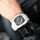 Carbon Fiber Automatic Watch TB8208CF--Watch-$300-$500, all, Carbon Fiber, Mechanical, Summer Collection-Tsarbomba