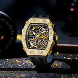 Diamond Like Cubic Zirconia Automatic Watch TB8209D---$500-$700, all, D, Mechanical, Mechanical duke, Summer Collection-Tsarbomba