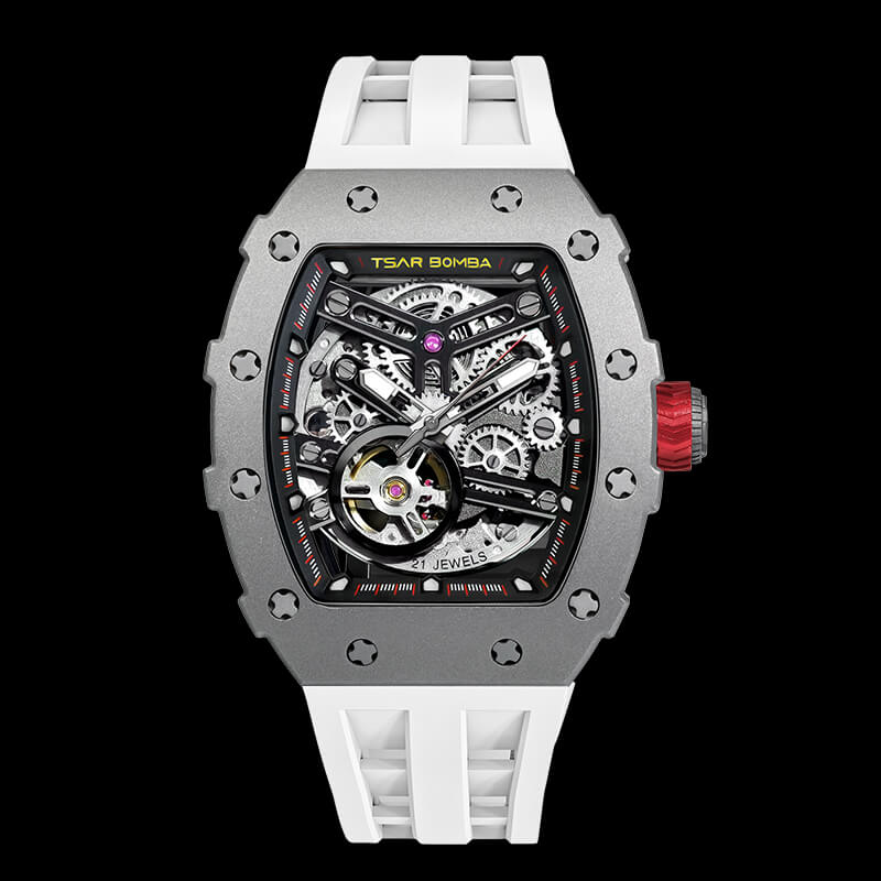 Titanium Automatic Watch TB8208T--Watch-$300-$500, all, Mechanical, Summer Collection, Titanium Watches-Tsarbomba