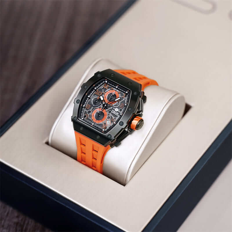 Quartz Movement Waterproof Watch TB8204Q--Watch-$100-$300, all, Quartz, Stainless Steel Watch-Tsarbomba
