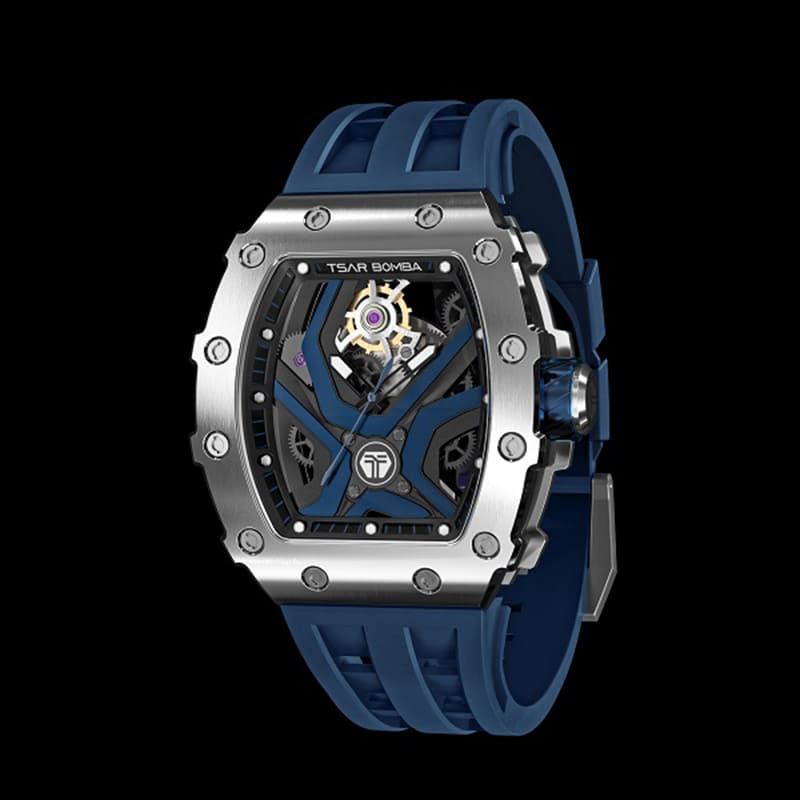 Tsar Bomba Watch Anti-Reflective Coating Mechanical Watch TB8206A