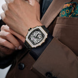 Elemental-Cubic Zirconia Automatic Watch TB8208D