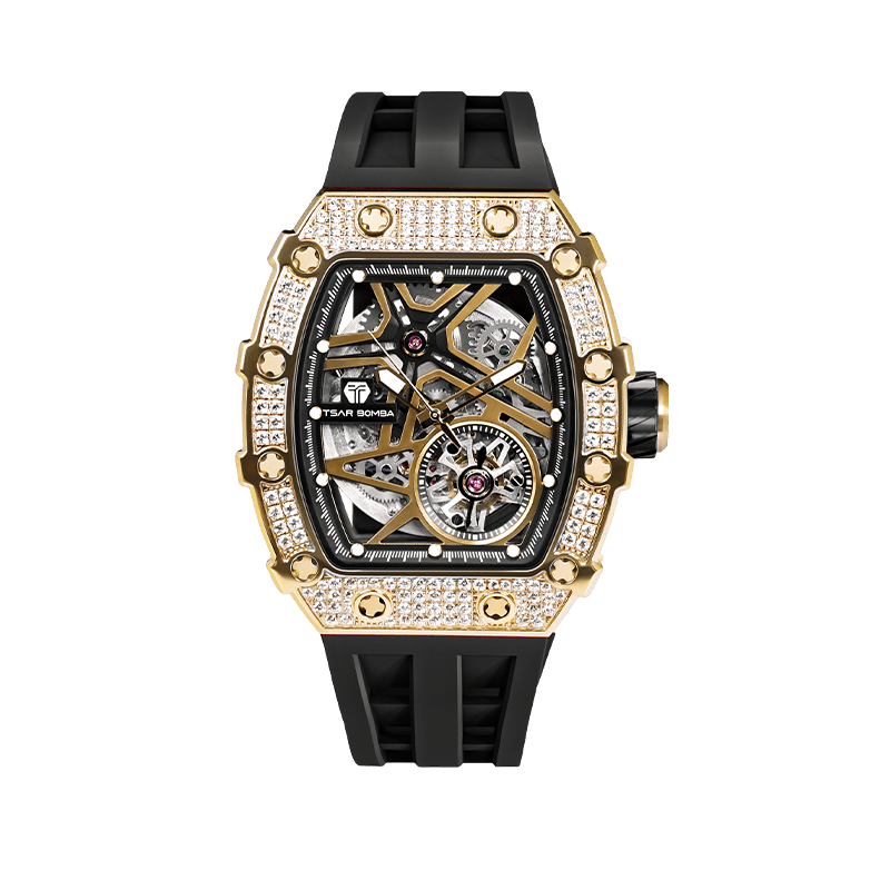 Elemental Series-Cubic Zirconia Jam Tangan Automatik TB8209D