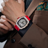 Elemental-Cubic Zirconia Automatic Watch TB8208D