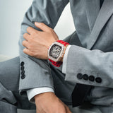 Elemental-Cubic Zirconia Automatic Watch TB8208D