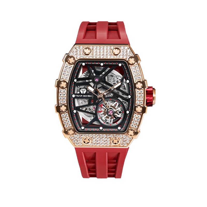 Elemental Series-Cubic Zirconia Jam Tangan Automatik TB8209D