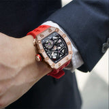 Diamond Like Cubic Zirconia Automatic Watch TB8209D---$500-$700, all, D, Mechanical, Mechanical duke, Summer Collection-Tsarbomba