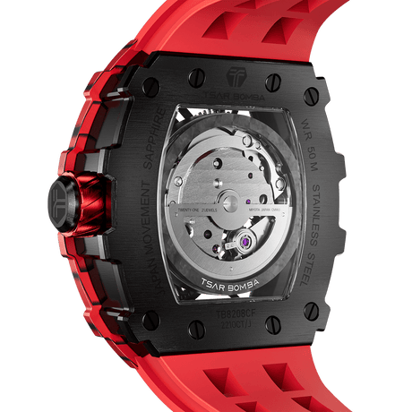 Elemental-Carbon Fiber Automatic Watch TB8208CF（EU）