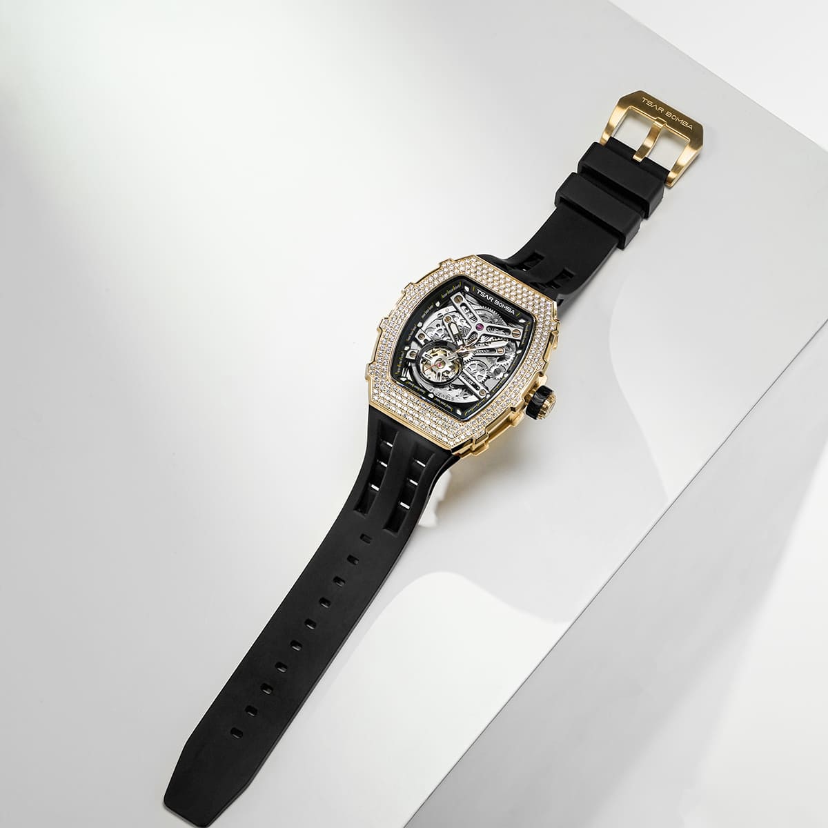 Elemental-Cubic Zirconia Automatic Watch TB8208D