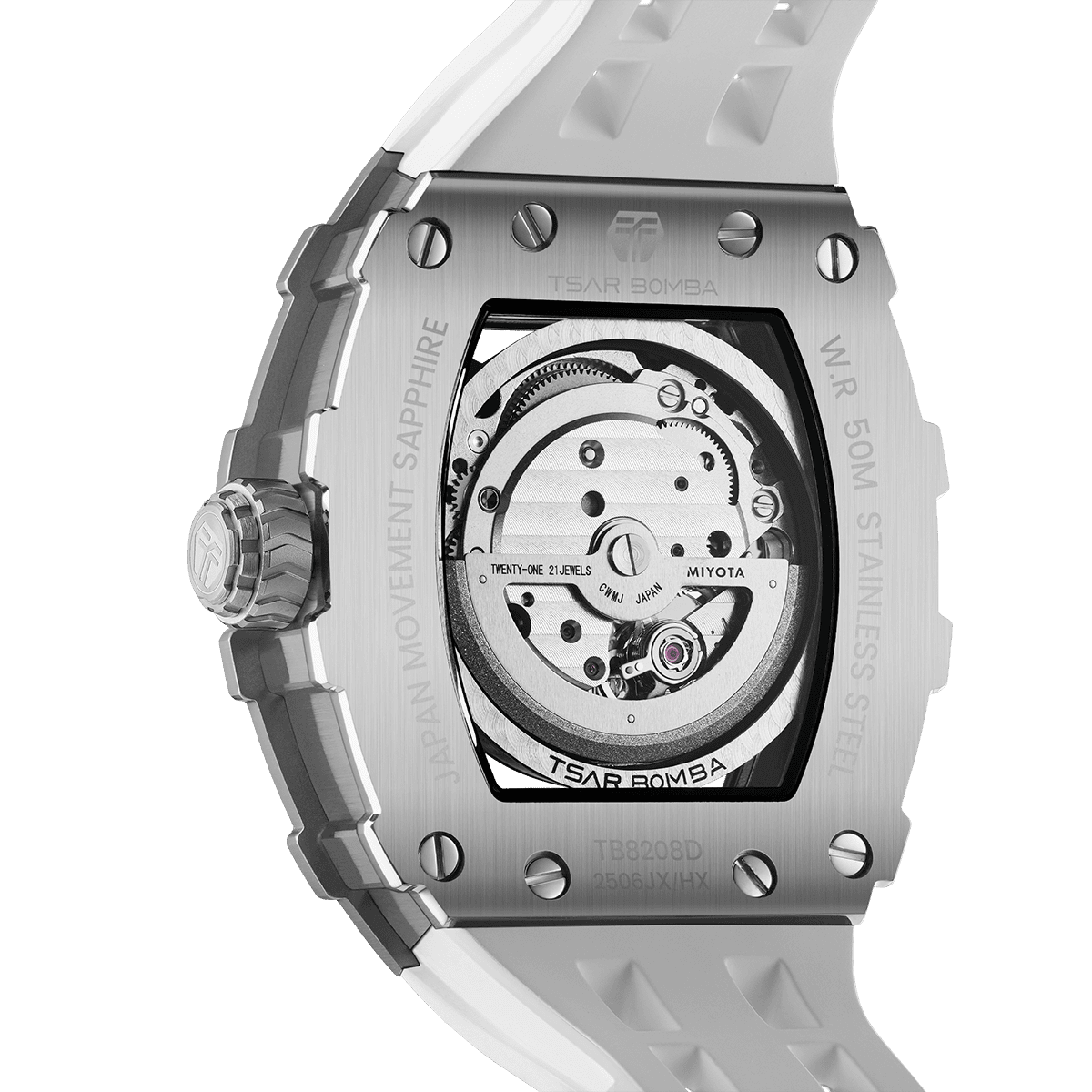 Elemental-Cubic Zirconia Automatic Watch TB8208D