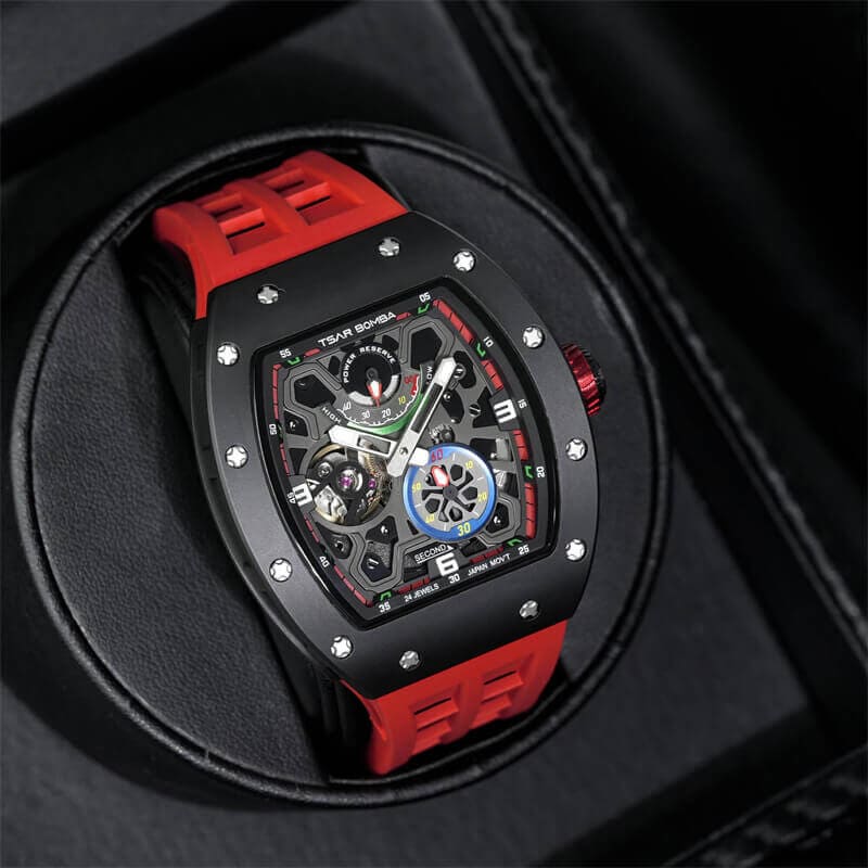 Ceramic Kinetic Energy Display Automatic Watch TB8212C--Watch-all, Ceramic, Mechanical, Summer Collection-Tsarbomba