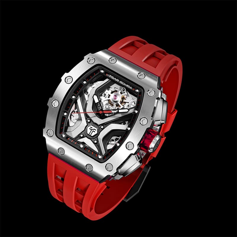 Tsar Bomba Watch Anti-Reflective Coating Mechanical Watch TB8206A--Watch-$300-$500, all, Hot Sale, Mechanical, Mechanical duke, Stainless Steel Watch-Tsarbomba