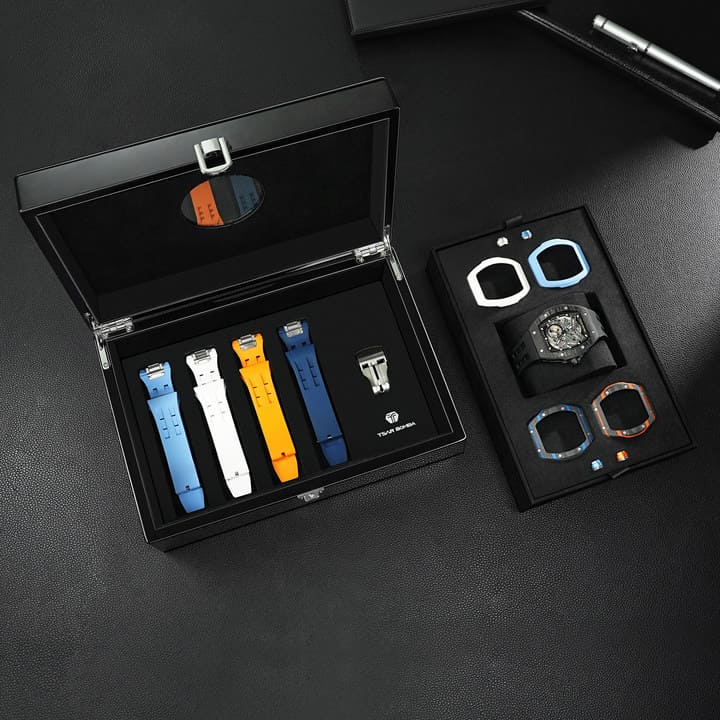 Atomic-Carbon Fiber Interchangeable Automatic Watch Box-6