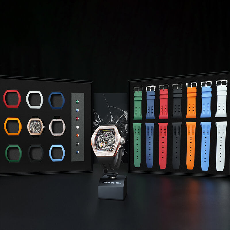 原子立方体ジルコニア交換可能自動時計 – Tsarbomba