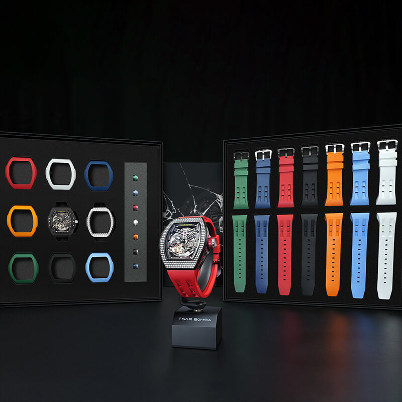 【Tomo】 Atomic-Cubic Zirconia Interchangeable Automatic Watch