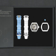 Atomic-Cubic Zirconia Interchangeable Automatic Watch Twin-24