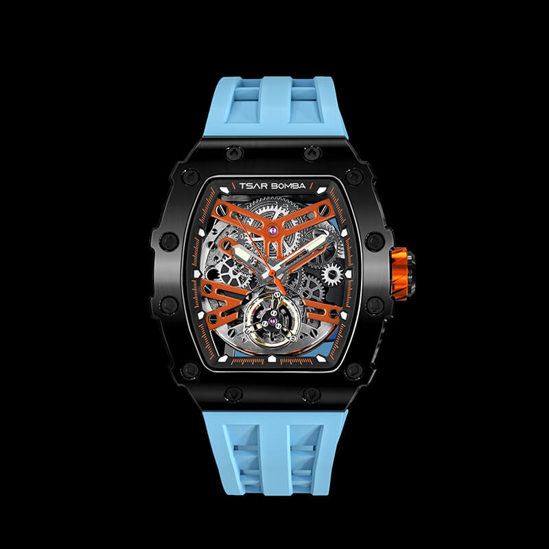 Elemental Series-Automatic Watch TB8208A Black Blue-1