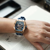 Elemental Series-Automatic Watch TB8208A Gold Blue-4