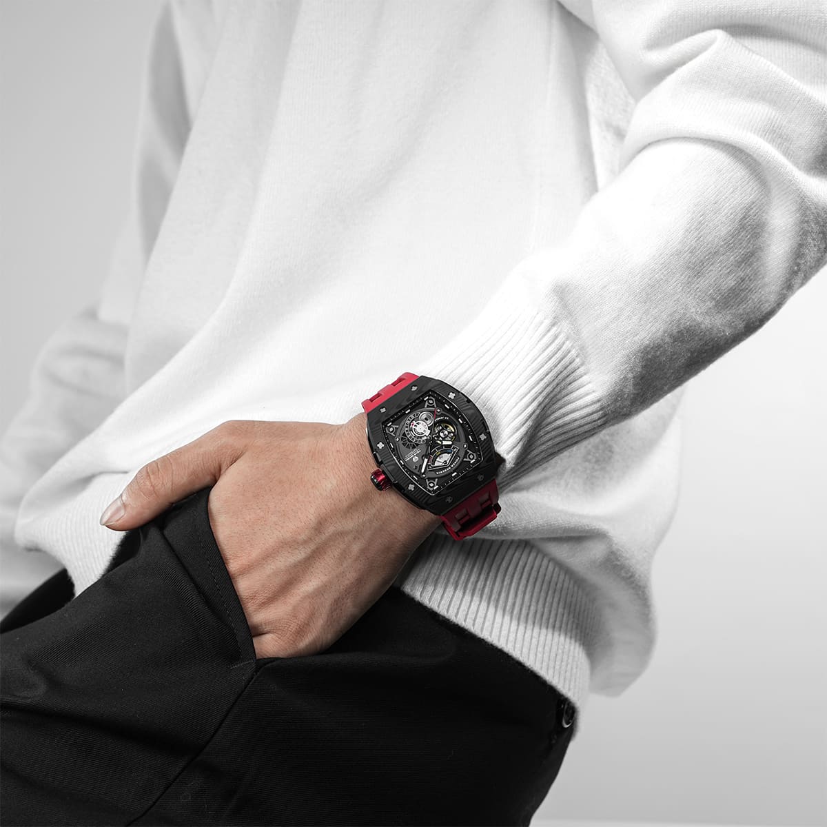 Elemental-Carbon Fiber Automatic Watch TB8210CF