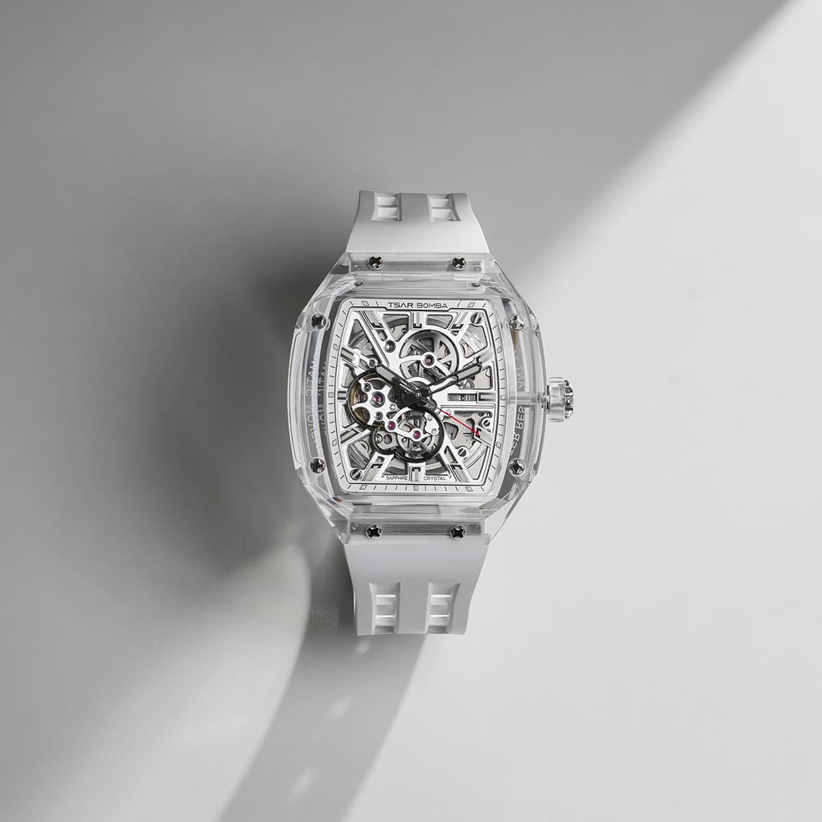 Light Matter-Full Sapphire Crystal Automatic Watch – Tsarbomba
