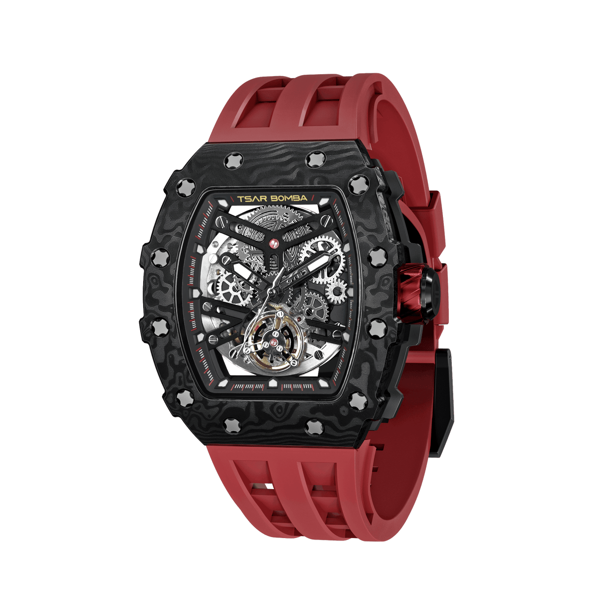 Elemental-Kohlefaser Automatik-Uhr TB8208CF（EU）