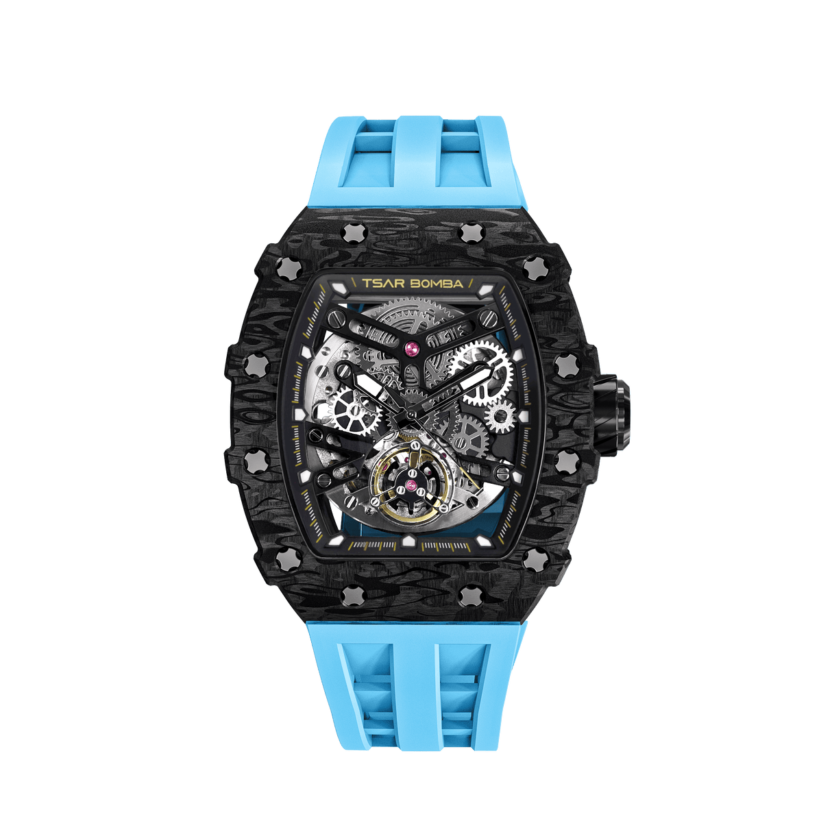 Elemental-Kohlefaser Automatik-Uhr TB8208CF（EU）