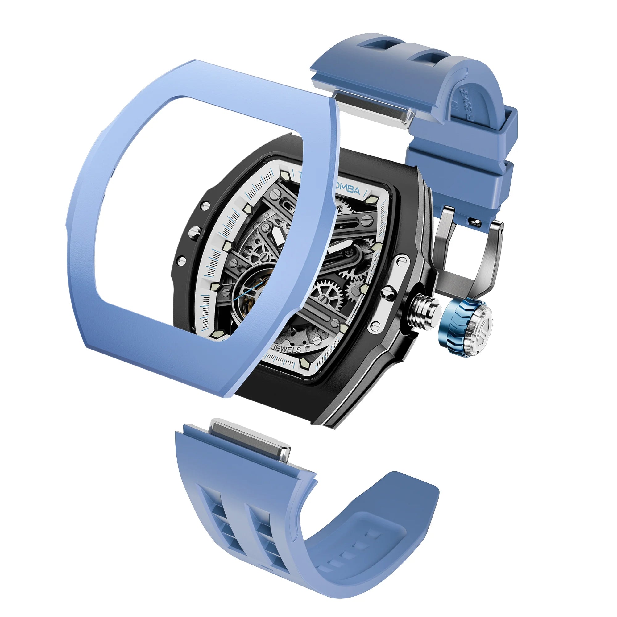 tsarbomba interchangeable watches;interchangeable bezel;interchangeable starp;interchangeable crown