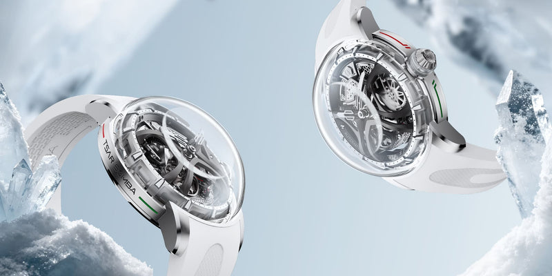 tsarbomba skunk works collection watches-T1,The T1 watch Featuring a highly distinctive domed crystal, its striking appearance is sure to turn heads. The fully skeletonized dial offers a clear view of the automatic mechanical movement.